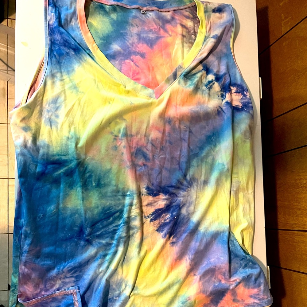 Tie dye tank